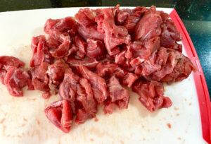 Chopped Turtle Meat