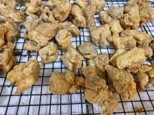 General Tso Chicken is Fried First