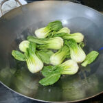 Wok-Charred Garlic Baby Bok Choy