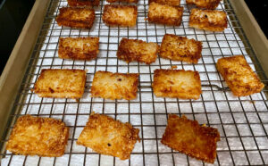 Fried Crispy Rice Bases