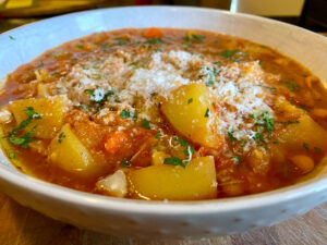 Patate e Fagioli - Rustic Italian Potato & White Bean Stew