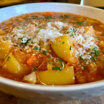 Patate e Fagioli - Rustic Italian Potato & White Bean Stew