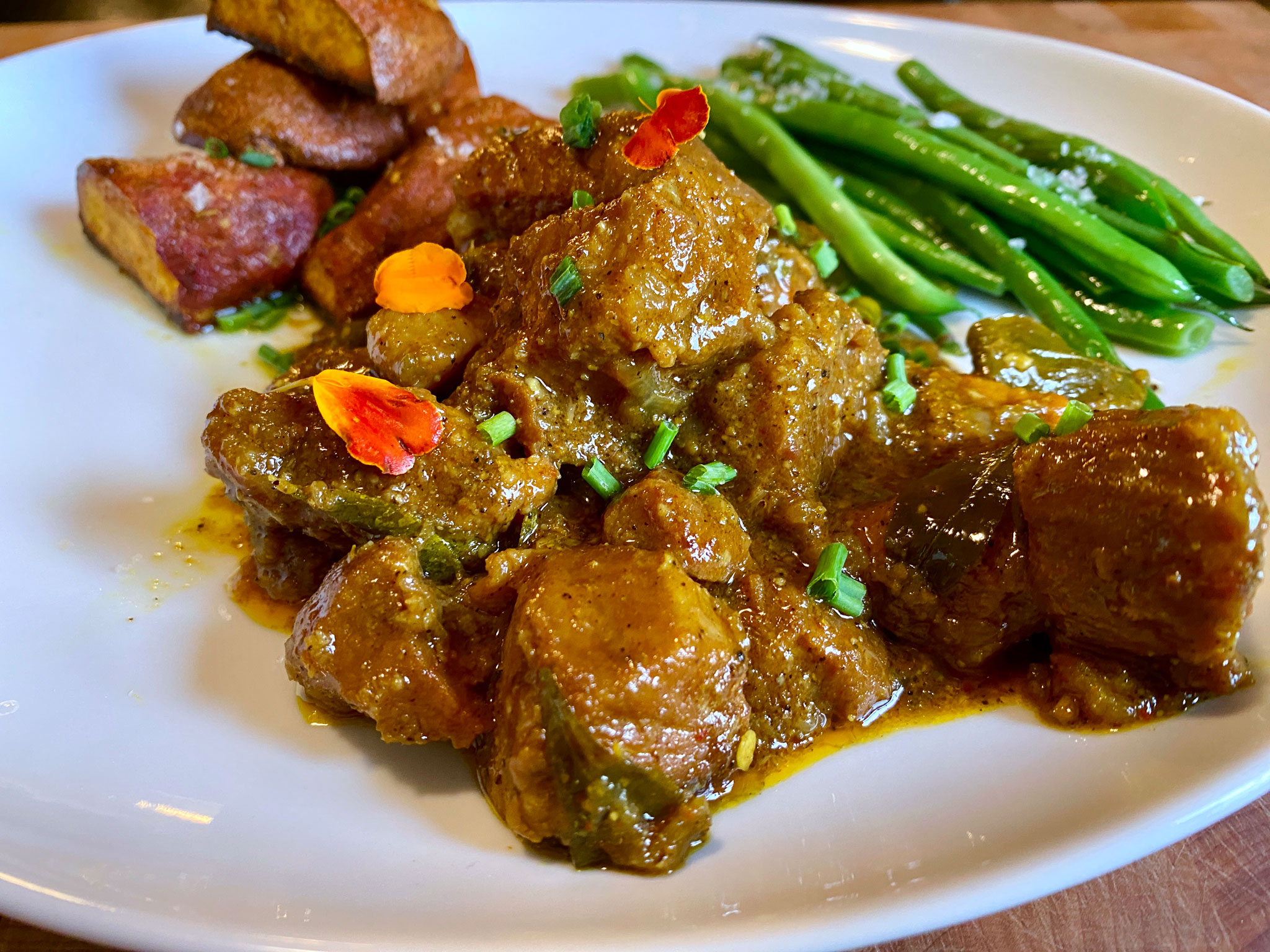 Spicy Kerala-Style Pork Pepper Fry