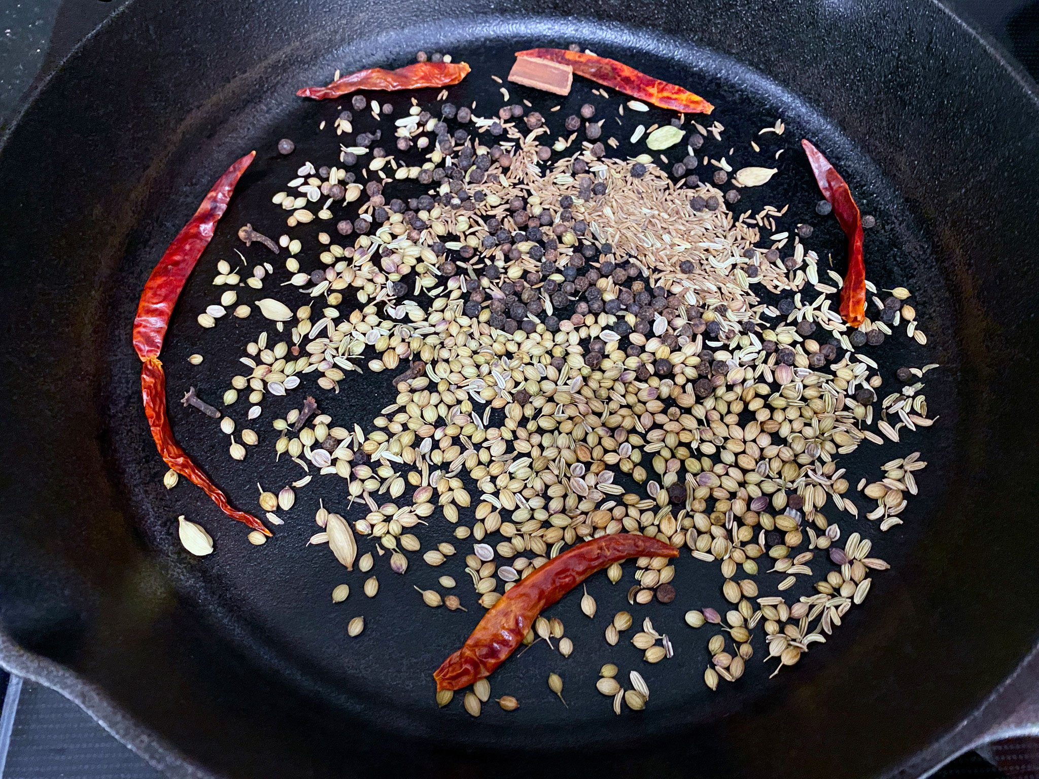Toasting Dry Spices and then Grinding Makes a Huge Difference