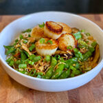 XO Noodles with Seared Scallops